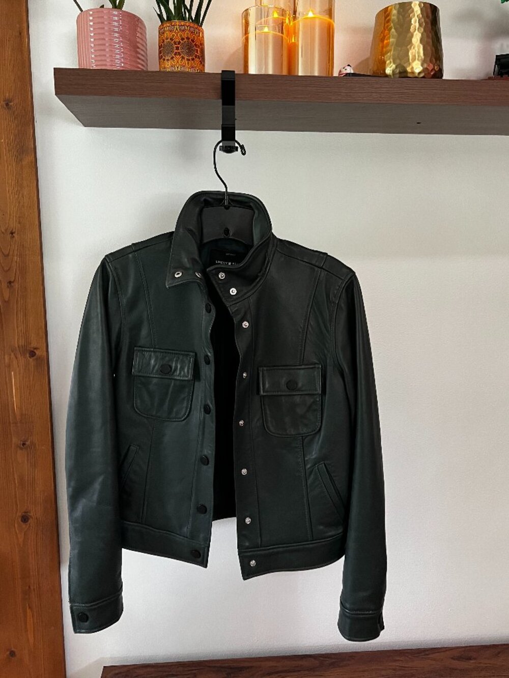 Lucky Brand Genuine Leather Coat